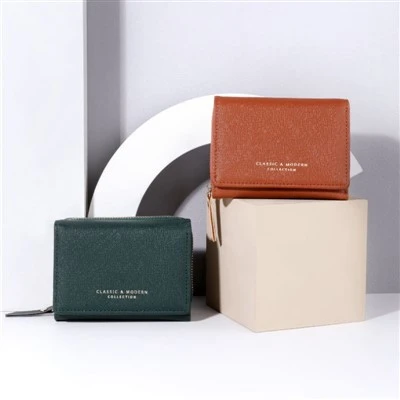 Zip Compact Tri Fold портфейл